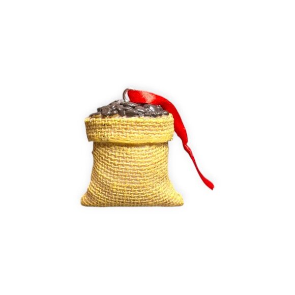 Tim Hortons Coffee Beans Bag Sack Ornament Christmas - No Box - Picture 3 of 6